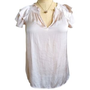 Express Flutter Sleeve Blouse